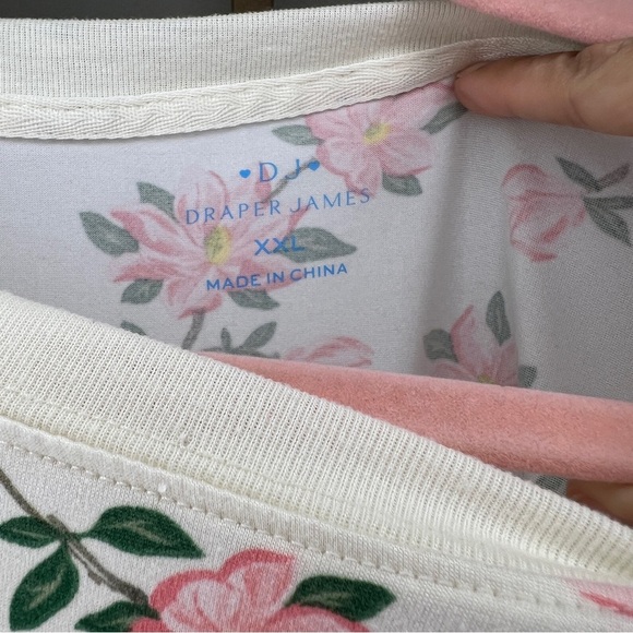 Draper James women's Natalie Sweatshirt & Short Set pajama Loungewear set XXL - Picture 3 of 8